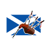 Scotland Bagpipe Kilt Gift