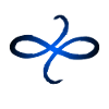 Celtic symbols friendship blue