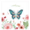 Papillon papillon fleur fleur