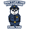 Panda Bär Polizei Sicherheit Geschenk
