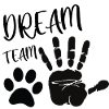 Dream Team Hand Dog Paw