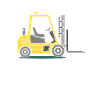 Forklift stacker