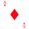 Kartenspiel Karo Ass