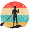 paddle with board