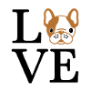 Amour de bouledogue français