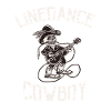 Linedance cowboy western squelette danseur