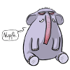 Elefant Schnupfen