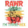 Rawr Tyrannosaurus Rex dinosaur T-rex