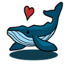 Liebe Wal Geschenkidee