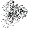 Pixel Motocross Design