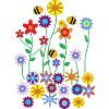 Flowers and bees