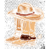 Cowboy cowboy boots cowboy hat