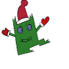 Monstre de Noël cool
