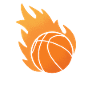 Fire basketball basketball