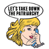 Hauska retrofeministi antaa patriarkaatin kaataa