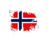 Norway Flag Splash