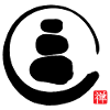 Cercle Zen Enso et pierres Zen