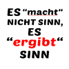 Es ergibt Sinn