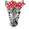 Zebra Bandana