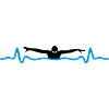 Swimming and heartbeat