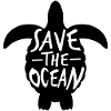 Save the ocean turtle