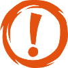 exclamation point round circle punctuation