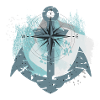 Anchor and compass