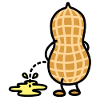 Sjov PEE-NUT Nut Peanut Peeing Pun Pun