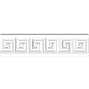 bordure grecque blanche