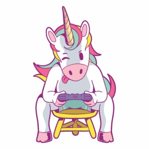 gamer unicorn