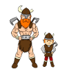 Viking Father Son