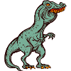 Tyrannosaurus Rex Überbiss Hasenzähne Witzig