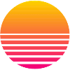 Outrun Retro Sun