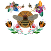 Honeybee Shirt - Honeycomb - Reseda Green