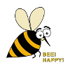Abeille heureuse! abeille