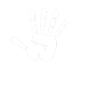 Handabdruck High Five Illustration