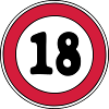18th birthday sign