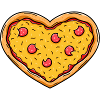 Pizza heart