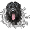 RussianBlackTerrier Glass