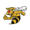 Wasp bees sting middle finger insect motif
