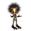 Funny cute bird