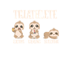 Gaming Sloth Eating Gaming Sleeping