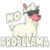 Llama with sunglasses