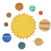 Solar system planets gift