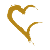 Heart open gold