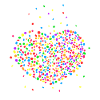 Konfetti im Herz