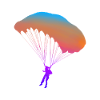 Parachute parachutiste cadeau parachute