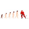Evolution Ice Hockey Lustige Geschenkidee