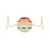 Retro pig heart