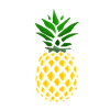 Golden pineapple